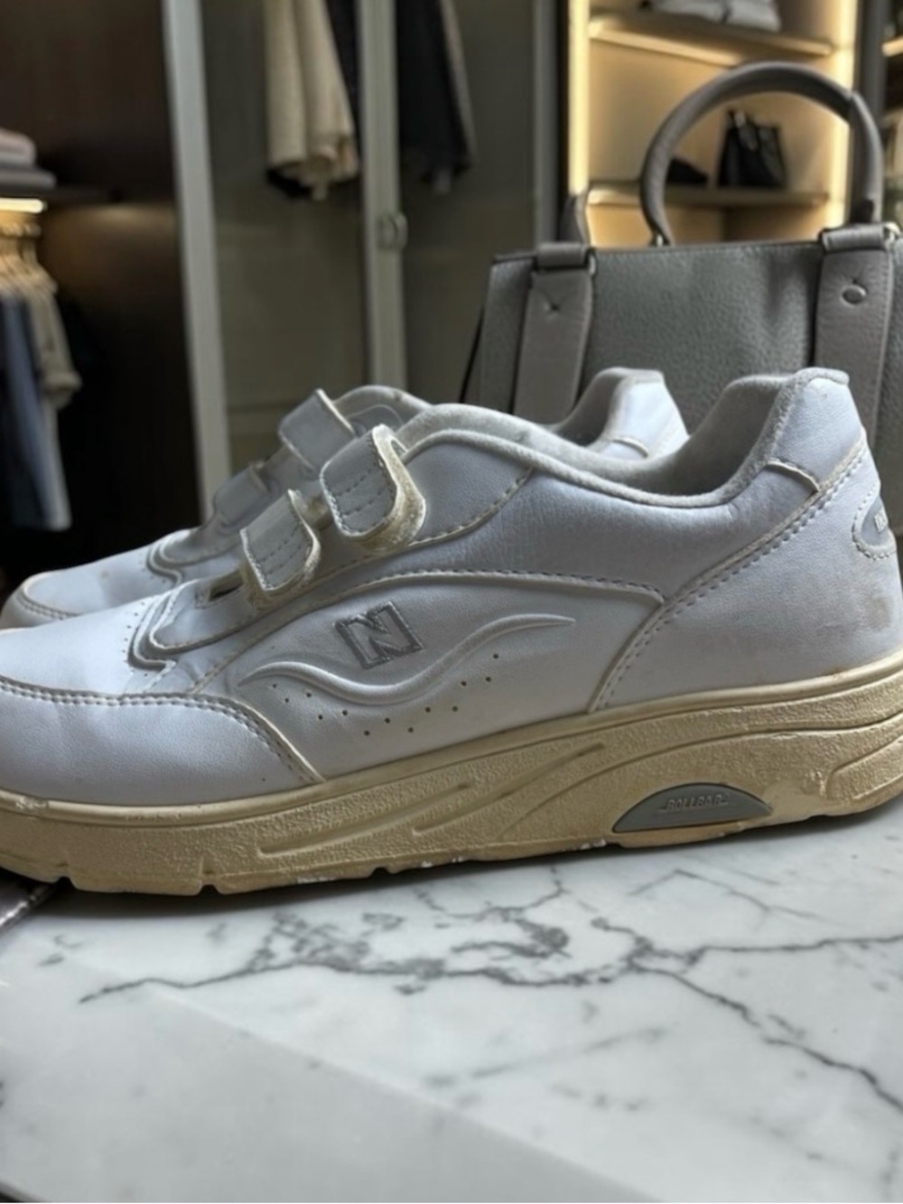 NB 811 WW811WT White Rollbar Walking Shoes Y2K​​